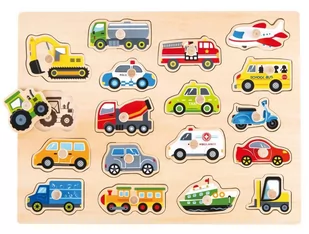 Lelin Lelin, układanka Transport - Układanki dla dzieci - miniaturka - grafika 1