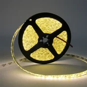 Taśmy LED - Taśma LED 12V IP65 w silikonie 48W b.ciepła 3000K 600lm/m szerokość 8mm diody 2835 rolka 5m ECOLIGHT (50) - miniaturka - grafika 1