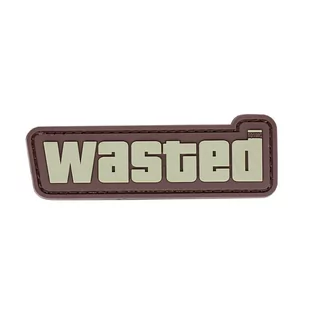 101 Inc. - Naszywka 3D - Wasted - Brązowy - Odzież taktyczna i umundurowanie - miniaturka - grafika 1