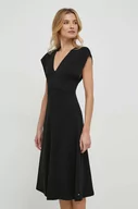 Sukienki - Tommy Hilfiger sukienka kolor czarny mini rozkloszowana - miniaturka - grafika 1