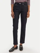 Spodnie damskie - Tommy Hilfiger Jeansy WW0WW47685 Granatowy Slim Fit - miniaturka - grafika 1