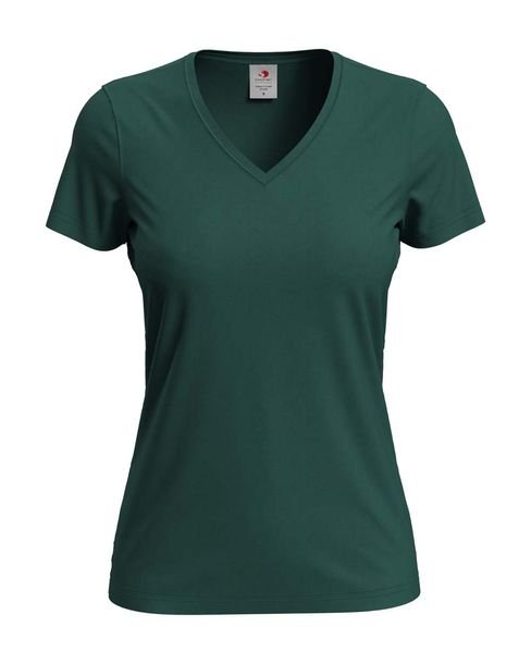 Koszulka damska T-shirt damski Stedman V-neck ST2700 Bottle Green XL