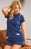 Piżamy damskie - Doctor Nap bawełniana piżama damska PM.4315, Kolor granatowy, Rozmiar S, Doctor Nap - Intymna - miniaturka - grafika 1