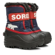 Buty dla chłopców - Śniegowce Sorel Toddler Snow Commander™ Boot NV5190-466 Granatowy - miniaturka - grafika 1