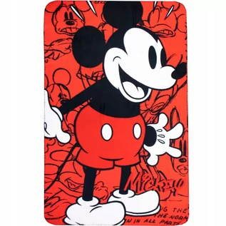 Koce i narzuty dla dzieci - Myszka Miki Koc polarowy Narzuta Mickey 150 x100 - grafika 1