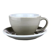 Filiżanki - Filiżanka LOVERAMICS EGG latte 300ml TAUPE - miniaturka - grafika 1