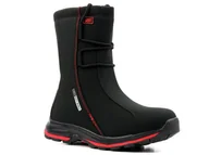 Śniegowce damskie - Wysokie śniegowce damskie DK Soft Shell 1754, czarno-czerwone - miniaturka - grafika 1