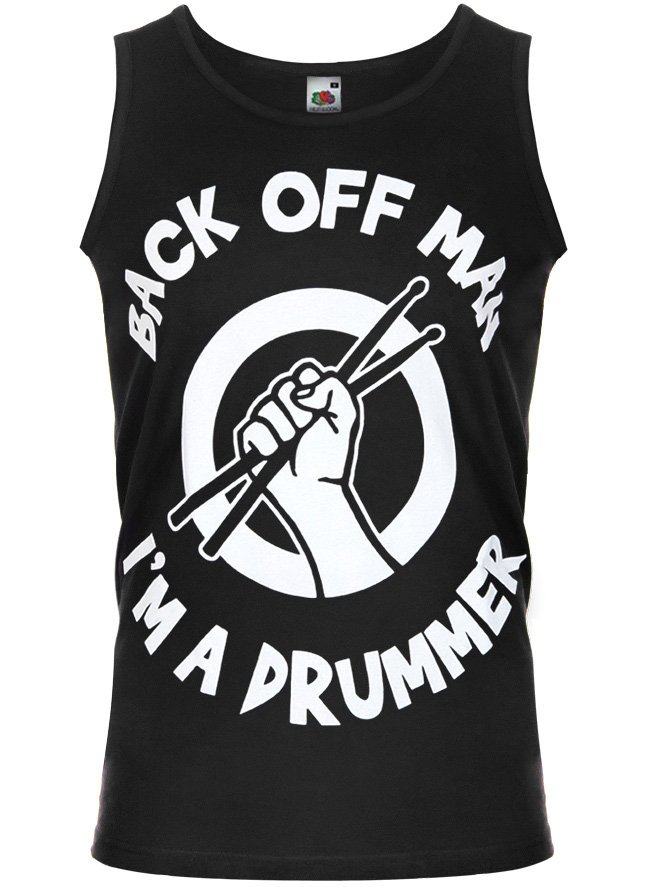koszulka na ramiączkach BACK OFF MAN, I'M A DRUMMER-XL