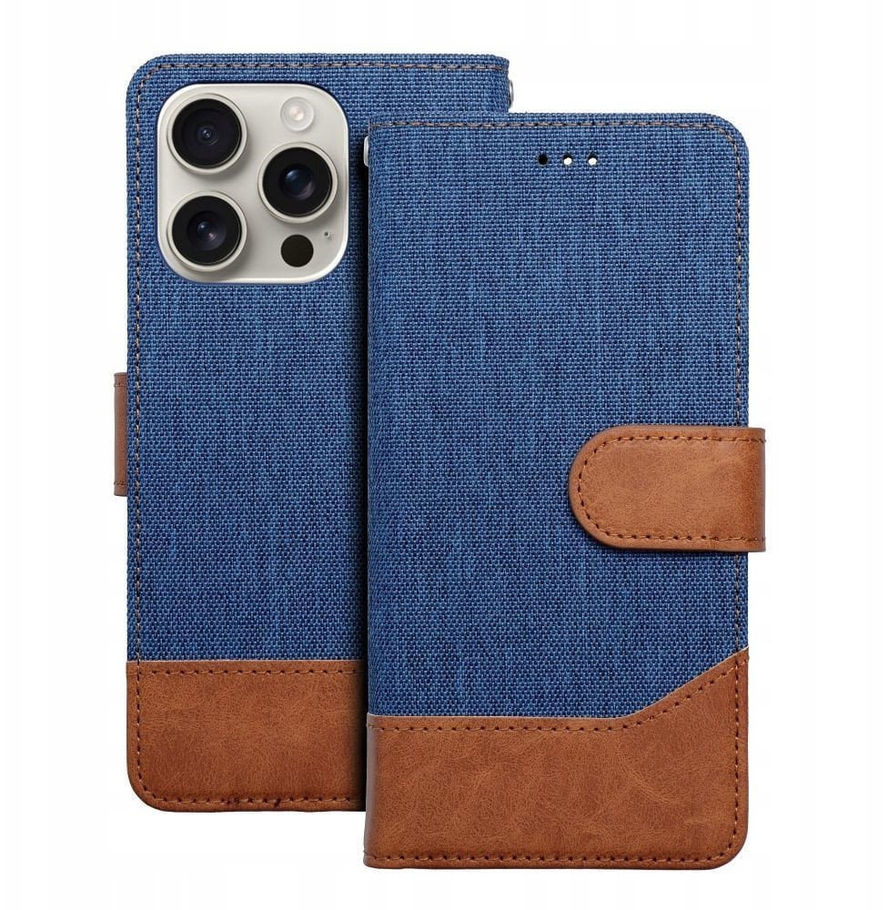 Kabura JEANS Book do SAMSUNG A20e niebieski