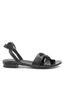 Sandały damskie - Gino Rossi Sandały Saly DNI327-BZ3-KGKG-9999-0 Czarny - miniaturka - grafika 1