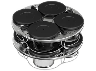 Komplet słoików do Cook4Me TEFAL XA6140 8szt. Wielokolorowy - Akcesoria i części do robotów kuchennych - miniaturka - grafika 1