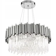 Lampy sufitowe - Lampa Wisząca Żyrandol Nowoczesny Kryształowy - miniaturka - grafika 1