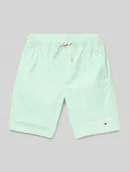 Spodnie i spodenki dla chłopców - Szorty z wyhaftowanym logo - miniaturka - grafika 1