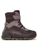 Buty dla dziewczynek - ECCO Kozaki Biom K2 71121260822 Fioletowy - miniaturka - grafika 1