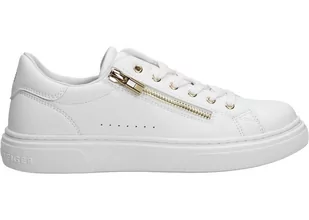 Tommy Hilfiger Półbuty T3A9-32698-1355100 36 Low Cut Lace-Up Sneaker White - Półbuty damskie - miniaturka - grafika 1
