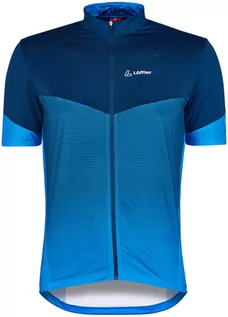 Koszulki rowerowe - Löffler Stream Full Zip Bike Shirt Men, niebieski EU 56 2022 Koszulki kolarskie - grafika 1