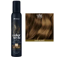 Farby do włosów i szampony koloryzujące - Indola Profession Color Style Mousse, pianka koloryzująca, ciemny blond, 200ml - miniaturka - grafika 1
