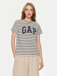 Gap T-Shirt 871061-00 Beżowy Regular Fit - Koszulki i topy damskie - miniaturka - grafika 1