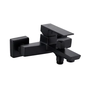 Invena Bateria wannowa Paros czarna BW-09-004 - OBEJRZYJ W POZNANIU !! BW-09-004 - Baterie wannowe i prysznicowe - miniaturka - grafika 1