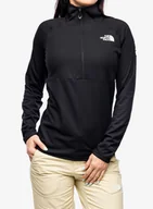 Bluzy sportowe damskie - Bluza damska The North Face Summit FutureFleece LT 1/2 Zip - blk - miniaturka - grafika 1