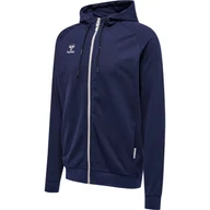 Bluzy męskie - BLUZA SPORTOWA HUMMEL hmlMOVE GRID COTTON ZIP HOODIE R. M - miniaturka - grafika 1