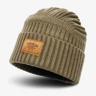 Czapki męskie - TIMBERLAND CZAPKA ZIMOWA RIBBED BEANIE - Timberland - miniaturka - grafika 1
