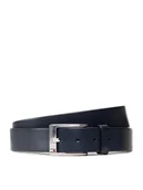 Paski - Tommy Hilfiger Pasek Męski New Aly Belt AM0AM08363 Granatowy - miniaturka - grafika 1