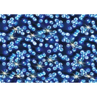 Oświetlenie świąteczne - Lampki 300 LED zewnętrzne na transformator niebieskie flash zimny biały CORTINA POLAND - miniaturka - grafika 1