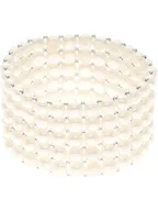 Bransoletki - Pearline Bransoletka z perłami w kolorze białym - miniaturka - grafika 1