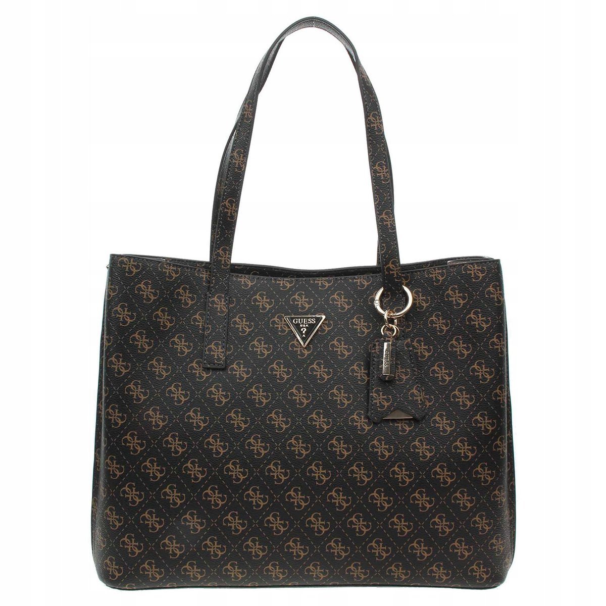 GUESS TOREBKA KLASYCZNA BRĄZOWA Z NÓŻKAMI OCHRONNYMI 40/29/13 2GŁA