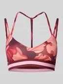 Biustonosze - Biustonosz sportowy z nadrukiem z logo - miniaturka - grafika 1