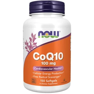 Koenzym (CoQ10) 100 mg/150 softgels (Now Foods) - Suplementy naturalne - miniaturka - grafika 1