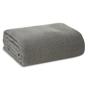 Narzuty - Narzuta 220 x 240 Pikowana Len3 Grafit - miniaturka - grafika 1