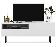 Szafki RTV - Szafka rtv z szufladą biała Z3-S16 - miniaturka - grafika 1