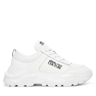 Sneakersy męskie - Sneakersy Versace Jeans Couture 78YA3SC1 Biały - miniaturka - grafika 1