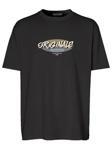 Jack & Jones Koszulka w kolorze czarnym - Koszulki męskie - miniaturka - grafika 1