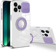 Etui i futerały do telefonów - Etui König Design kompatybilne z Apple iPhone 13 Pro Max plastikowe, miękkie etui na telefon - Etui na telefon fioletowe - miniaturka - grafika 1