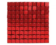 Sylwester - Panel dekoracyjny czerwony - 30 x 30 cm - miniaturka - grafika 1