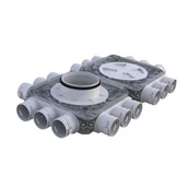 Rekuperatory i centrale - Skrzynka rozdzielcza do rekuperacji podwójny 18x75/200mm FlexiVent VENTS 5907660877995 - miniaturka - grafika 1