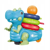 Maty edukacyjne - UCIEKAJĄCY PEŁZAJĄCY DINOZAUR ZABAWKA INTERAKTYWNA PIRAMIDKI muzyka światła - miniaturka - grafika 1