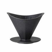 Zaparzacze i kawiarki - KINTO - OCT - Dripper ceramiczny 4 filiżanki - Czarny - miniaturka - grafika 1