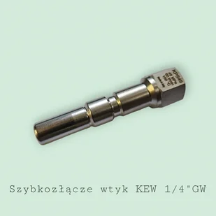 Szybkozłącze wtyka typu KEW 1/4”GW - Akcesoria do myjek - miniaturka - grafika 1