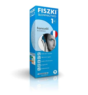 Cztery Głowy Fiszki język francuski Słownictwo 1 - Patrycja Wojsyk - Książki do nauki języka francuskiego - miniaturka - grafika 1