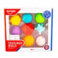 Zabawki sensoryczne - Piłeczki Sensoryczne Zestaw Zabawek Sensory 10Szt - miniaturka - grafika 1