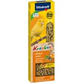 Przysmaki dla ptaków - Vitakraft Kräcker dla kanarków 4 x 2 szt. Miodowo-sezamowy - miniaturka - grafika 1
