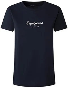 Pepe Jeans Koszulka damska Wendy, Niebieski (Dulwich), XS - Koszulki i topy damskie - miniaturka - grafika 1