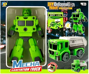 Mega Creative, Robot auto, 3w1 do skręcania, 498832 - Figurki dla dzieci - miniaturka - grafika 1