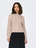 Swetry damskie - ONLY Sweter w kolorze jasnoróżowym - miniaturka - grafika 1