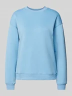 Bluzy damskie - Bluza z prążkowanymi wykończeniami model ‘SANDY’ - miniaturka - grafika 1
