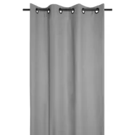 Zasłony - Stof Zasłona Duo 135x240 jasnoszara bawełna - miniaturka - grafika 1
